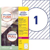 AVERY ZWECKFORM Universaletiketten Ø 200mm weiß L9003-10 AVERY ZWECKFORM Universaletiketten Ø 200mm weiß L9003-10