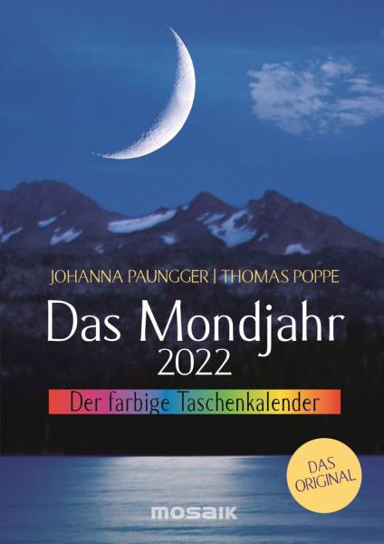 MOSAIK Mondtaschenkalender 10x14cm 23952 das Mondjahr