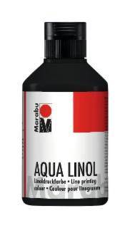 MARABU Linoldruckfarbe Aqua schwarz 1510 13 073 250ml