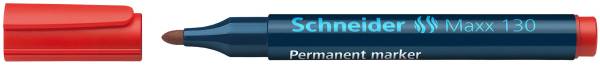 SCHNEIDER Permanentmarker Maxx 130 1-3mm rot 113002 Rundspitze