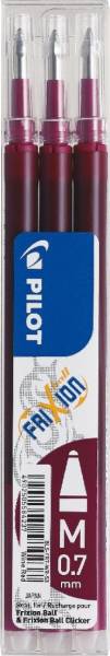PILOT Tintenrollermine Frixion 0,4mm 3ST weinr BLS-FR7-WR-S3 2261022F