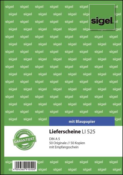 SIGEL Lieferscheinbuch A5/2fach Li525