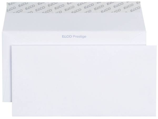 ELCO Briefumschlag Prestige C5/6 25ST hochwei 70499.12 120g HK CelloZip