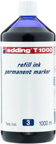 EDDING Nachfülltusche 1000ml blau T1000-003