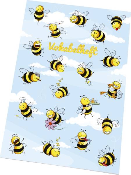 RNK Vokabelheft A5 Crazy Bees 46497 40Bl lin.