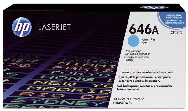 HP Lasertoner cyan CF031A