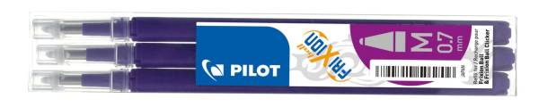 PILOT Tintenrollermine Frixion 0,4mm 3ST viole BLS-FR7-V-3 2261008F