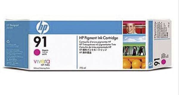 HP Inkjetpatrone Nr. 91 magenta C9468A Vivera