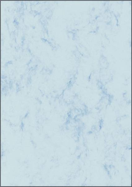 SIGEL Design Papier A4 100BL Mamor blau DP261 90g