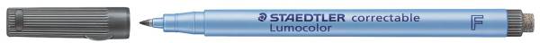 STAEDTLER Folienstift Lumocolor 0.6mm schwarz 305 F-9 correctable