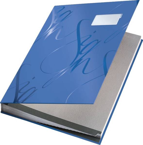 LEITZ Pultordner Design blau 5745-00-35 18 Fächer
