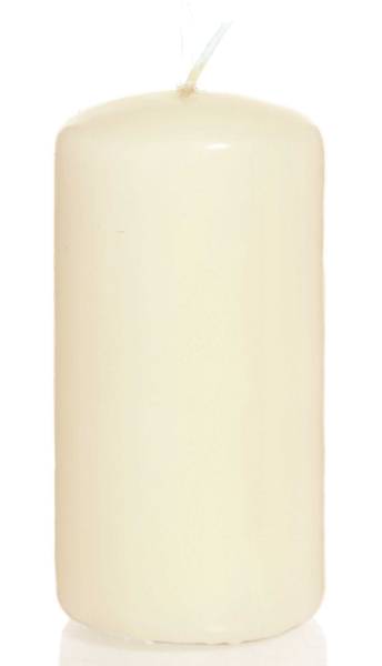 Stumpenkerze elfenbein 18423.003 150x80mm