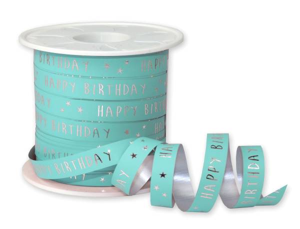 Ringelband Birthday 10mm-100m mint 069-136