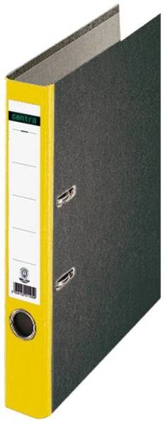 CENTRA Ordner Pappe A4 5,2cm gelb 221120