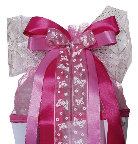 ROTH Schultütenschleife LED Pink Glamour 679290 50x23cm