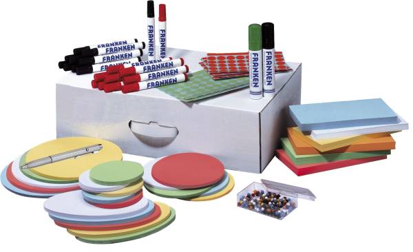 FRANKEN Moderationsset Box weiß UMMB >1200Teile