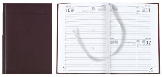 ALPHA Buchkalender A5 1T/1S 2026 602692