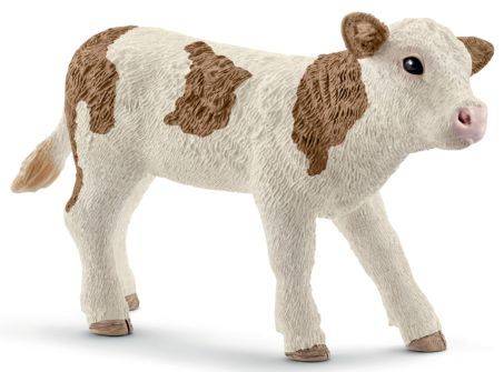 SCHLEICH Spielzeugfigur Fleckvieh Kalb 13802