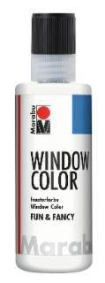 MARABU Fensterfarbe Fun&Fancy weiß 04060 004 070 80ml