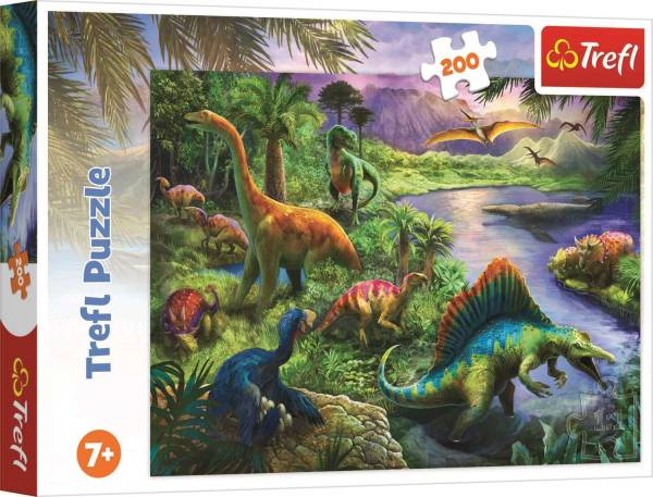 TREFL Puzzle Dinosaurier 13281 200 Teile