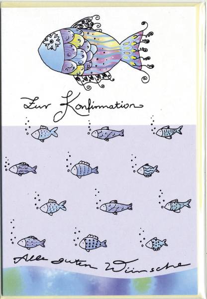 Konfirmationskarte 1-LB104 Bild