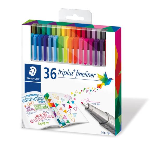 STAEDTLER Feinlineretui 36ST sort. 334 C36 Triplus
