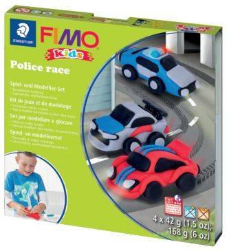 STAEDTLER Modellierset FIMO Kids Police Race ST8034 29 LY