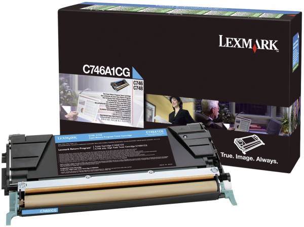 LEXMARK Lasertoner Return cyan C746A1CG