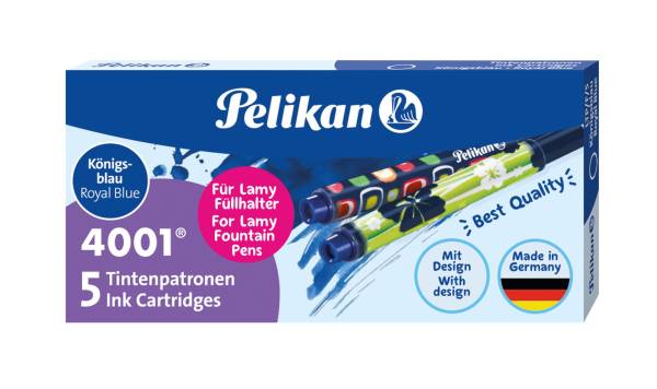 PELIKAN Tintenpatrone f.Lamy m.Mot.blau 300004185 338293 LTP/F/5