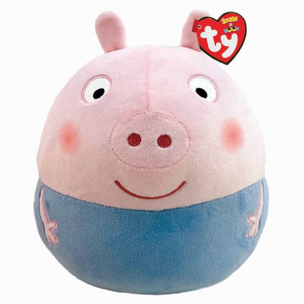 TY Plüschfigur Kissen George Peppa Pig 39216 35cm Squish a Boos