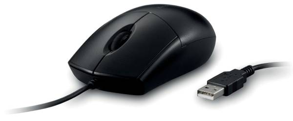 KENSINGTON Maus USB abwaschbar schwarz K70315WW Pro Fit