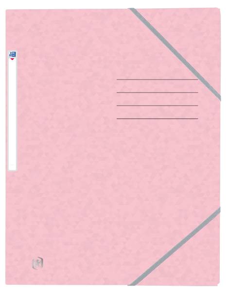 OXFORD Eckspanner A4 Karton pastellrosa 400116353 Top File+