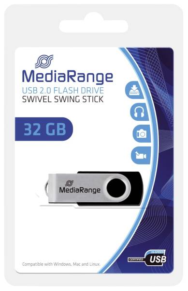 MEDIARANGE USB Stick 2.0 32GB high speed MR911 2.0