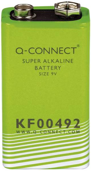 Q-CONNECT Batterie 9V Stück E block KF00492