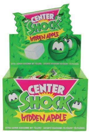 CENTER SHOCK Kaugummi Center Shock Apfel 100 Stück 139350009