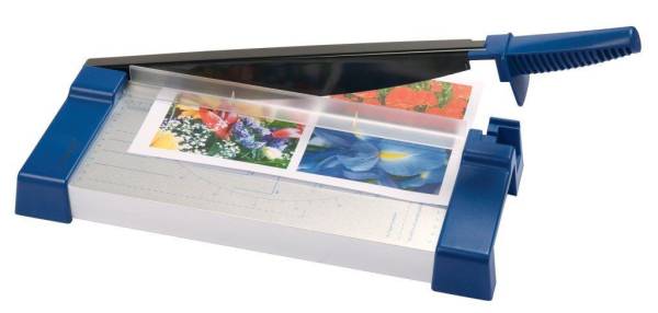 Q-CONNECT Hebel-Schneidemaschine grau/blau KF02241