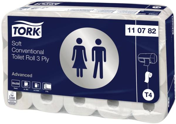 TORK Toilettpapier 3.lag.30RL weiß 110782 Premium