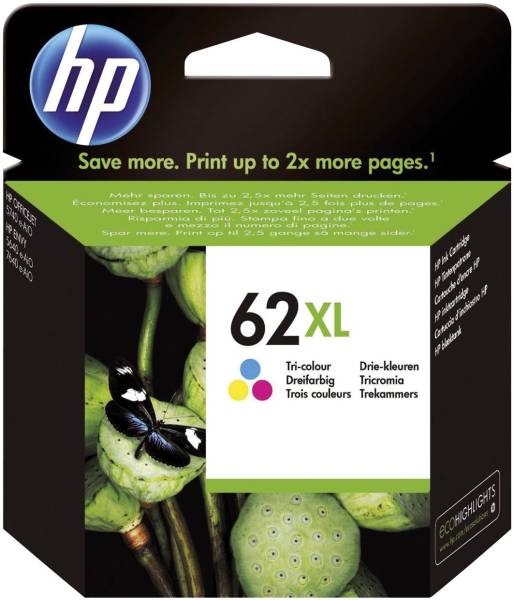 HP Inkjetpatrone Nr. 62XL 3.-fbg. C2P07AE