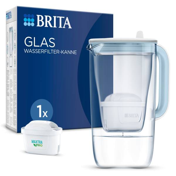 BRITA Wasser-Filterpatrone Kanne Glas 2,5l wei 104667/118006 Model One inkl.MX PR