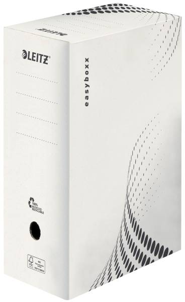 LEITZ Archivbox easyboxx A4 150mm weiß 6133-00-00