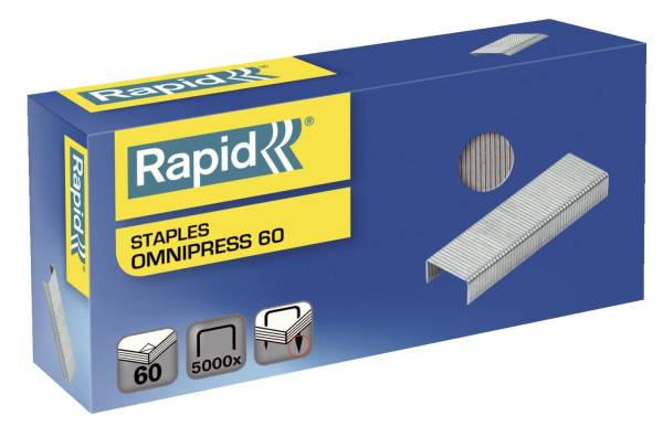 RAPID Heftklammern Omnipress 60 verzinkt 5000562 5.000ST