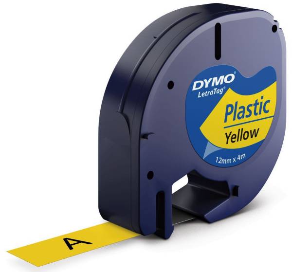 DYMO Prägeband gelb/schwarz S0721620 12mm 4m