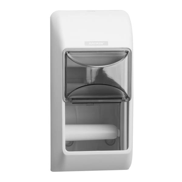 KATRIN Toilettenpapier-Spender für 2 RL weiß 92384