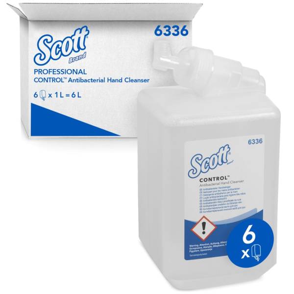 SCOTT Flüssigseife 6x 1L 6336 antibakteriell