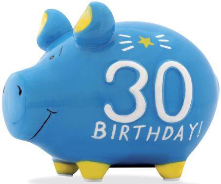 KCG Spardose Schwein klein 101658/10026854 Jahreszahl 30