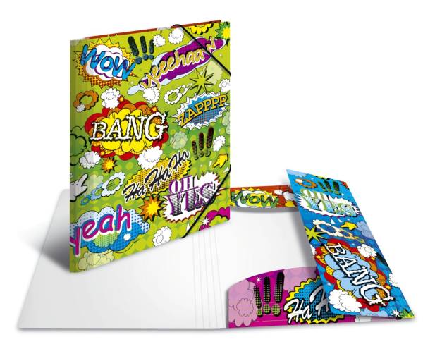 HERMA Gummizugmappe A3 Comics 19377 PP