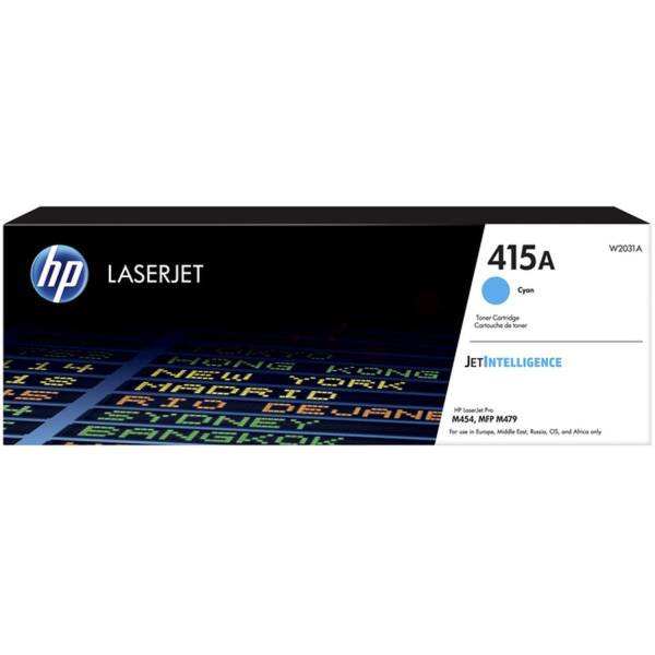 HP Lasertoner Nr.415A cyan W2031A