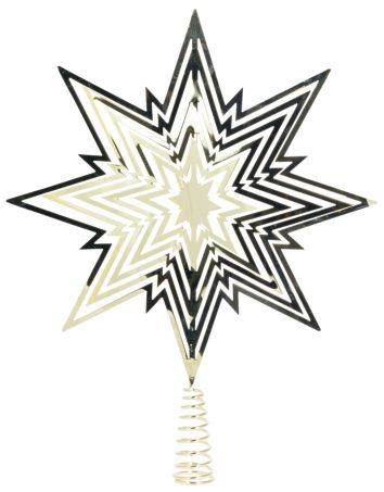 Baumspitze Metallstern gold 0062093 17827 33cm