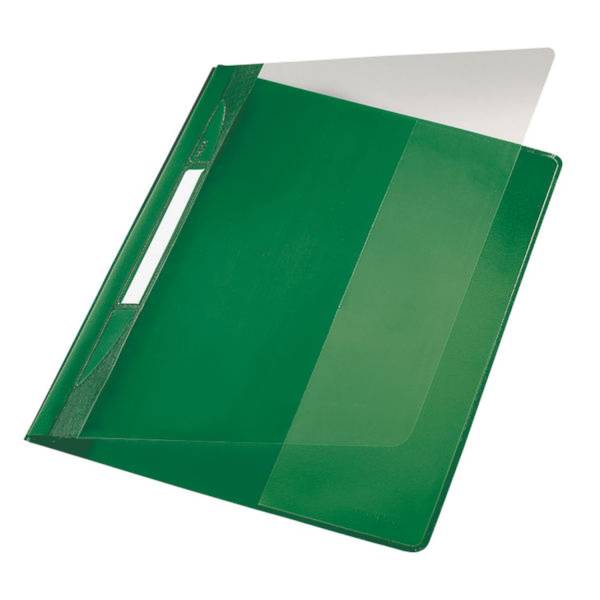 LEITZ Schnellhefter A4 Plastik grün 4194-00-55 mit Tasche