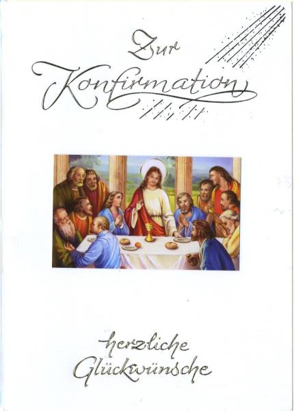 Konfirmationskarte heilig 1-1132 Bild